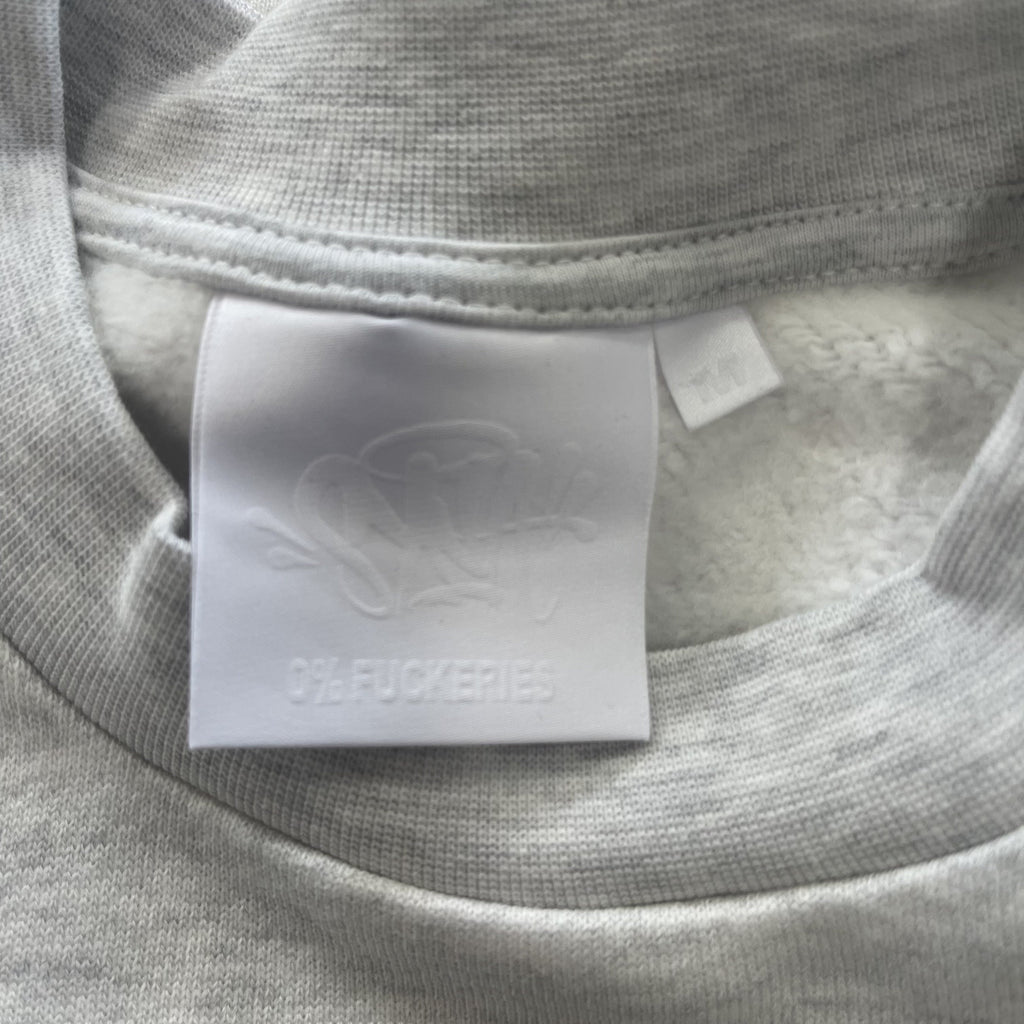 COLLEGE CREW SWEATER (GREY)