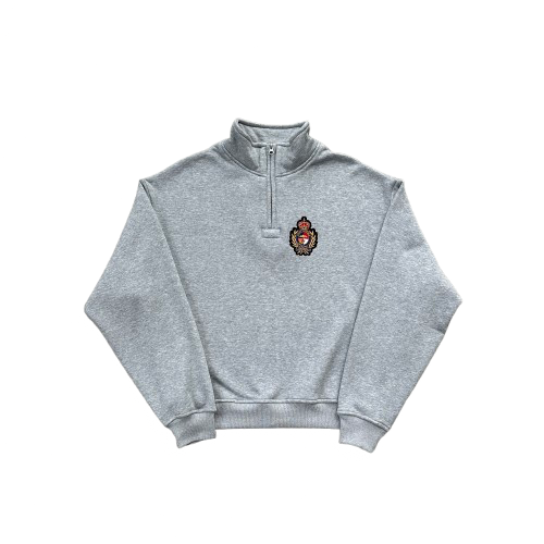 ROYALE CREST QUARTER ZIP (HEATHER GREY)
