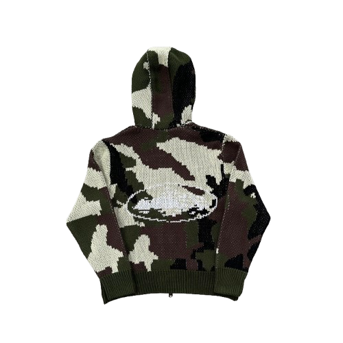 ALCATRAZ HEAVY KNIT HOODIE (CAMO)