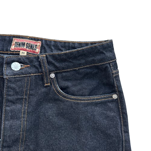 DUAL STRIPE BAGGY JEANS (BLACK WASH)
