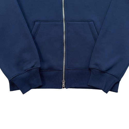 ISLAND PUFF PRINT ZIP HOODIE (WASHED ROYAL)
