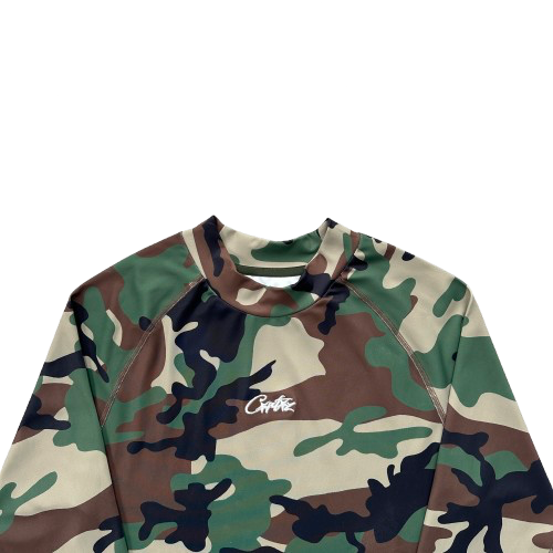 COMPRESSION TOP (WOODLAND CAMO)