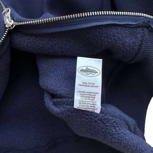 THICK STITCH ALLSTARZ ZIP HOODIE (NAVY)