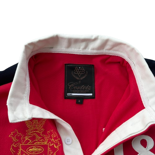 PANELED RUGBY (RED)