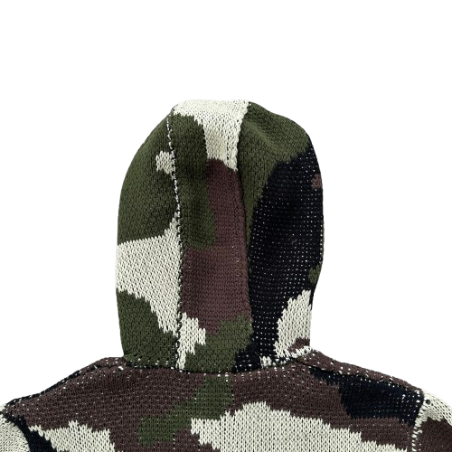 ALCATRAZ HEAVY KNIT HOODIE (CAMO)