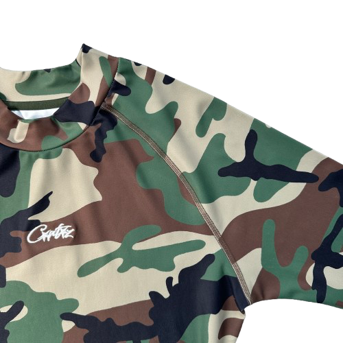 COMPRESSION TOP (WOODLAND CAMO)