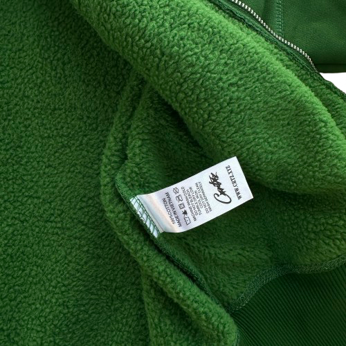 ISLAND PUFF PRINT ZIP HOODIE (GREEN)