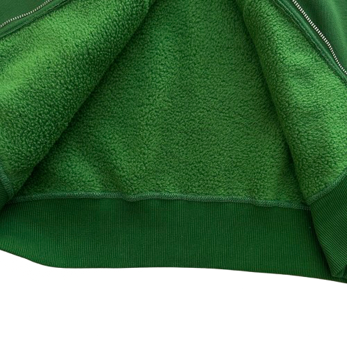 ISLAND PUFF PRINT ZIP HOODIE (GREEN)