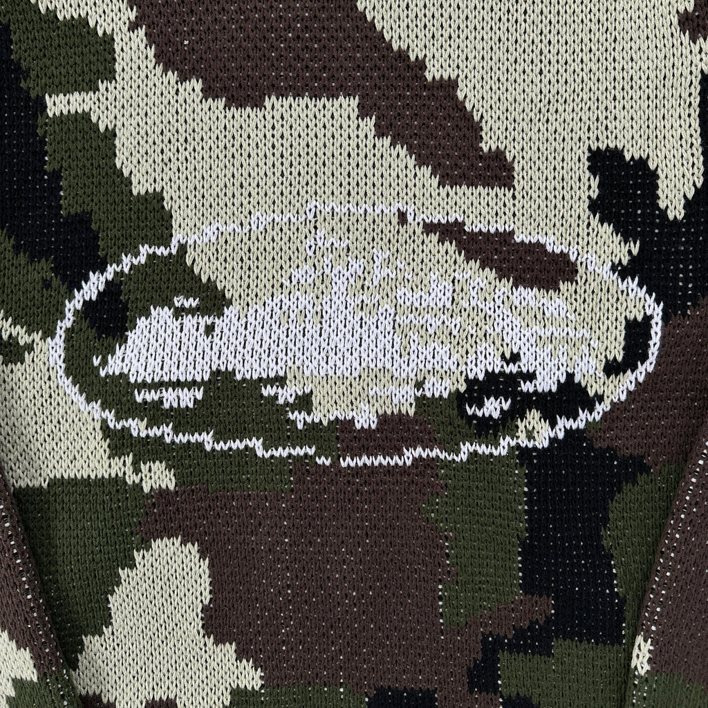 ALCATRAZ HEAVY KNIT HOODIE (CAMO)