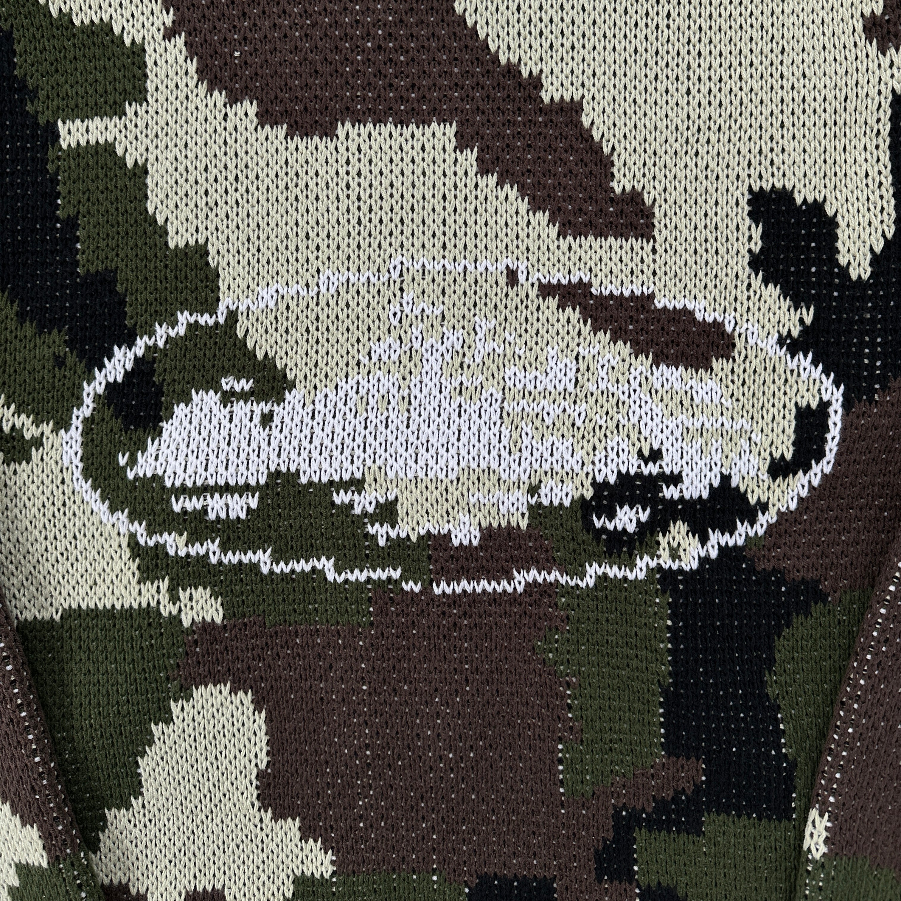 ALCATRAZ HEAVY KNIT HOODIE (CAMO)