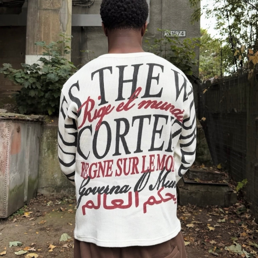 WORLDWIDE WAFFLE THERMAL (WHITE)