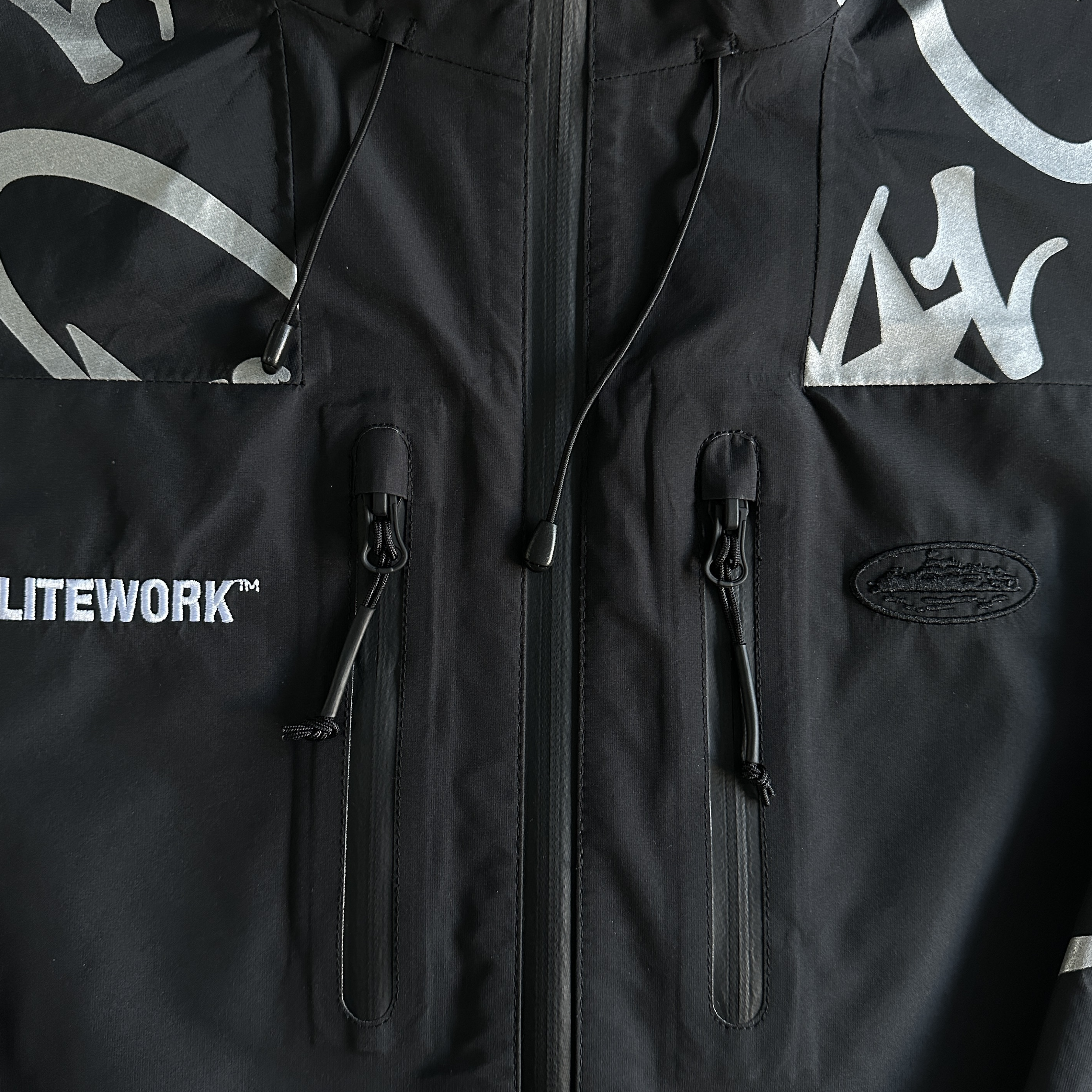 ELITEWORK WATERPROOF SHELL JACKET (BLACK)