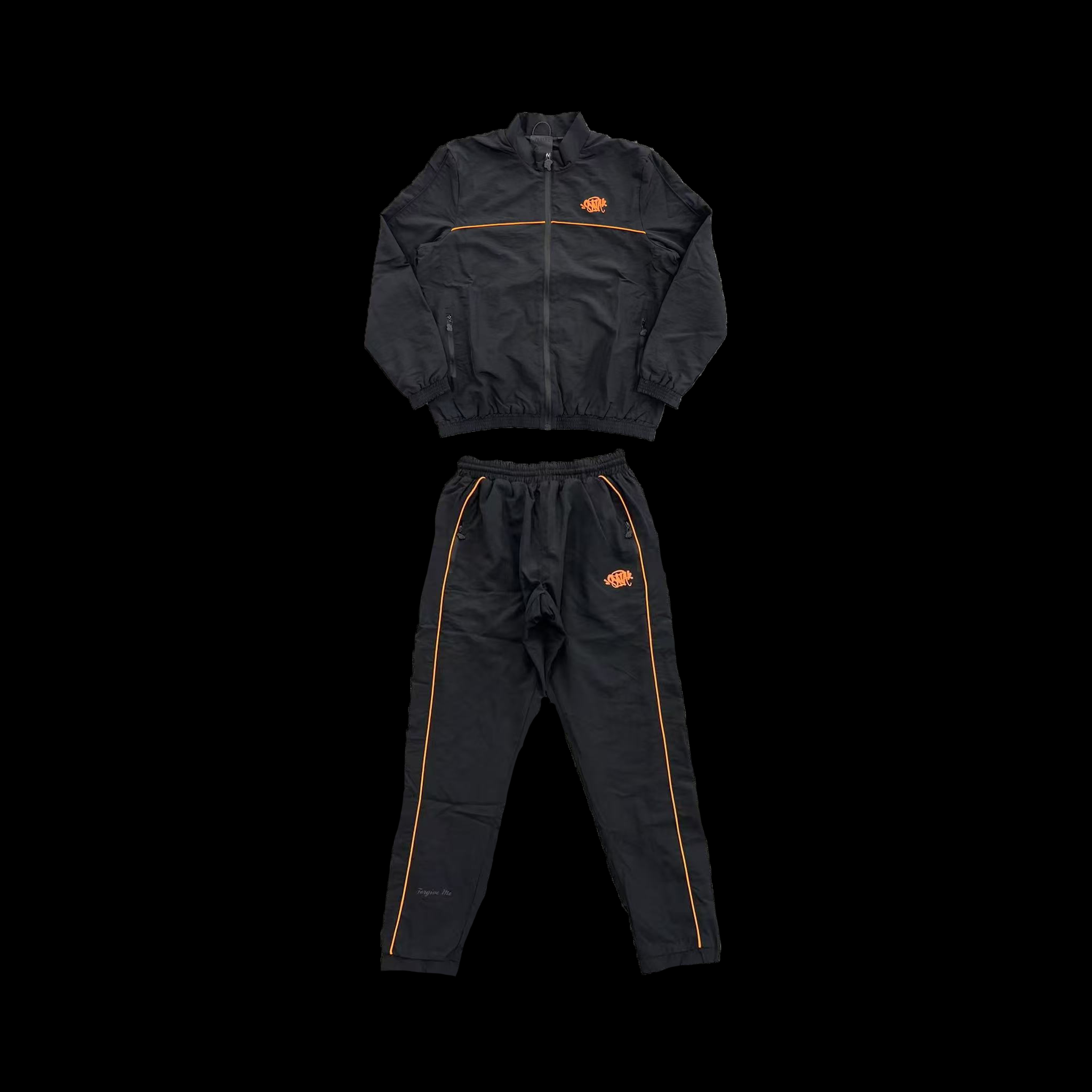SHELL TRACKSUIT (BLACK/ORANGE)