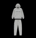 CHENILLE DECODED 2.0 HOODED TRACKSUIT - (GREY/ICE BLUE)
