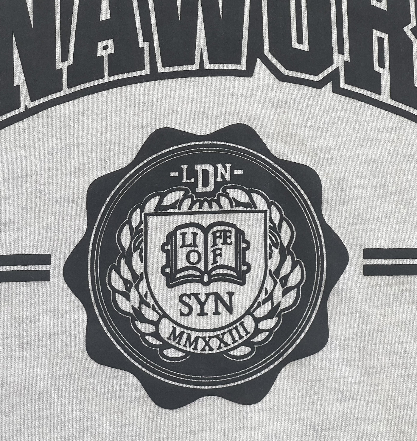 COLLEGE CREW SWEATER (GREY)