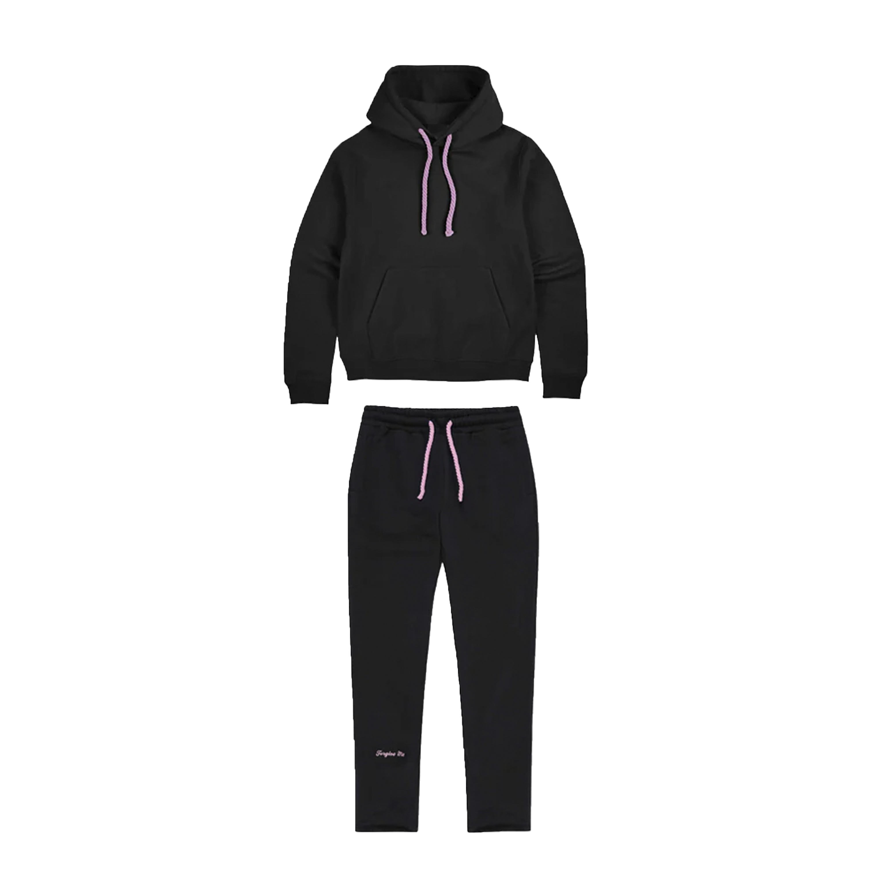 TRACKSUIT - (BLACK/PINK)