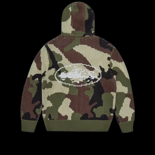 ALCATRAZ HEAVY KNIT HOODIE (CAMO)