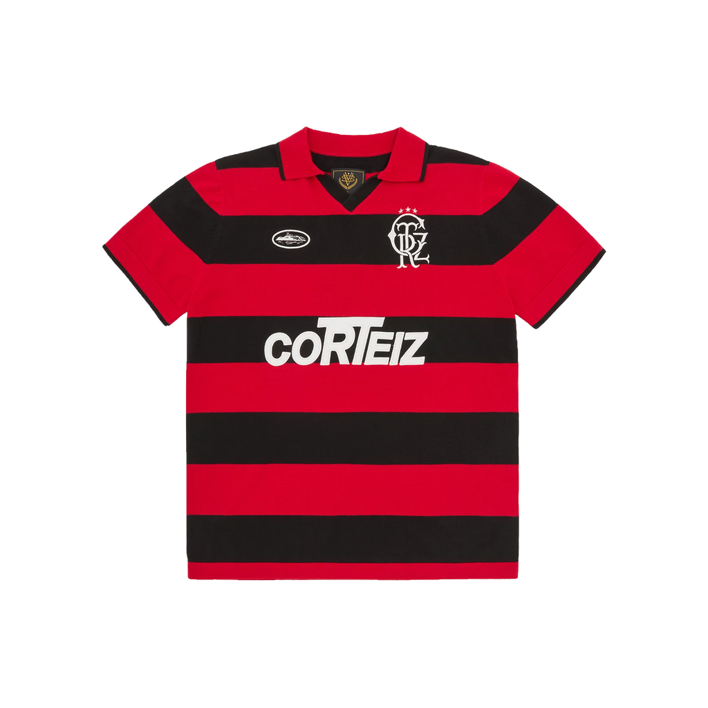 STRIPED KNIT JERSEY (RED)
