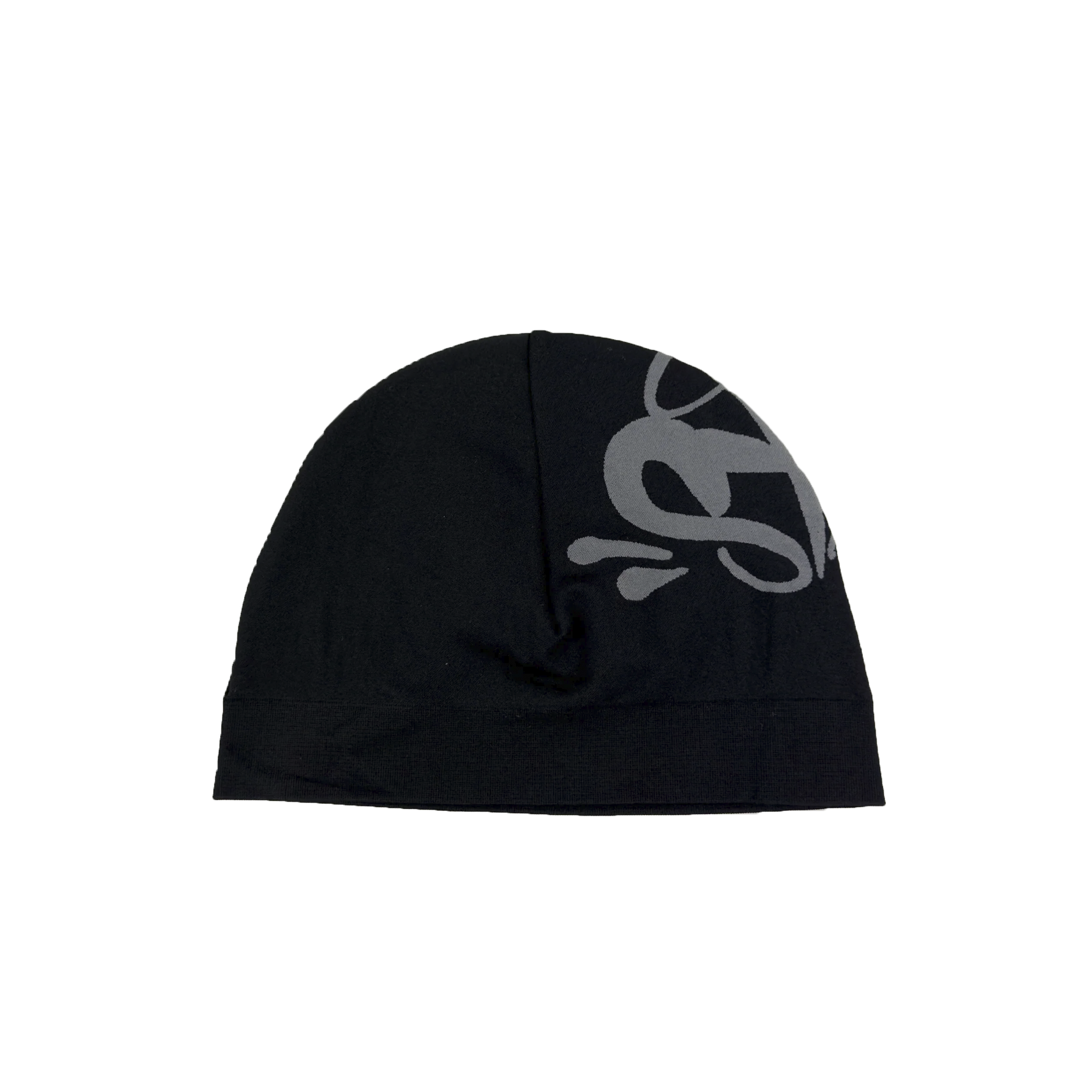 BIG LOGO WORLD SKULL CAP BEANIE (BLACK)