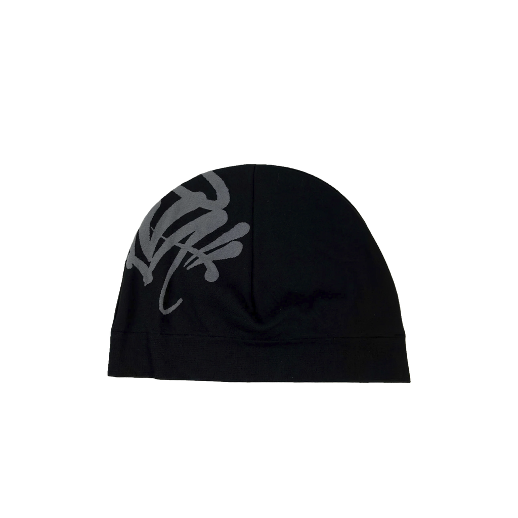 BIG LOGO WORLD SKULL CAP BEANIE (BLACK)