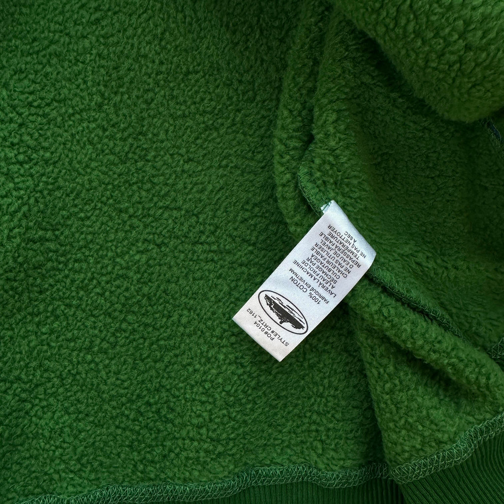ISLAND PUFF PRINT ZIP HOODIE (GREEN)