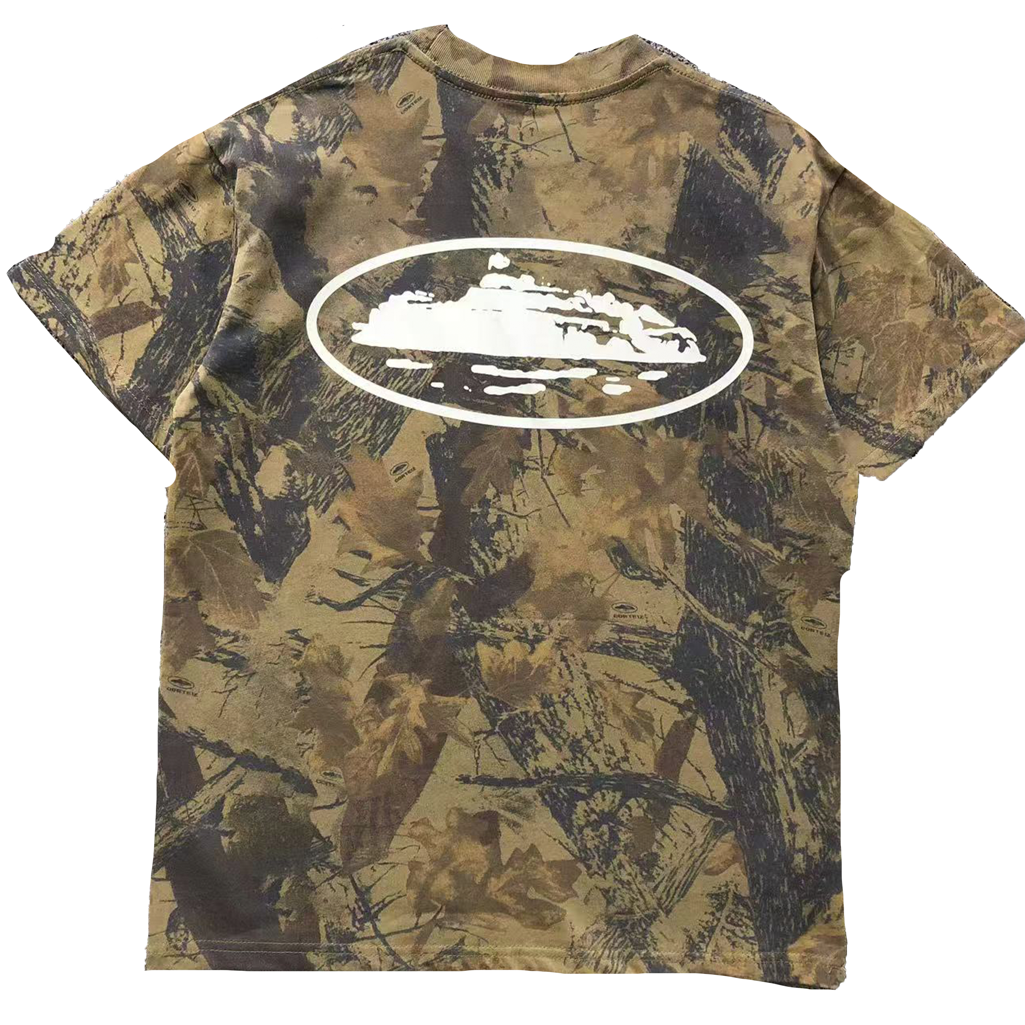 CORTEIZ ISLAND PUFF PRINT TEE (FOREST CAMO)