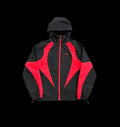 VORTEX WOVEN JACKET (BLACK/RED)