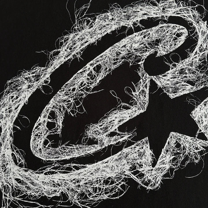 C STAR STRING TEE (BLACK)