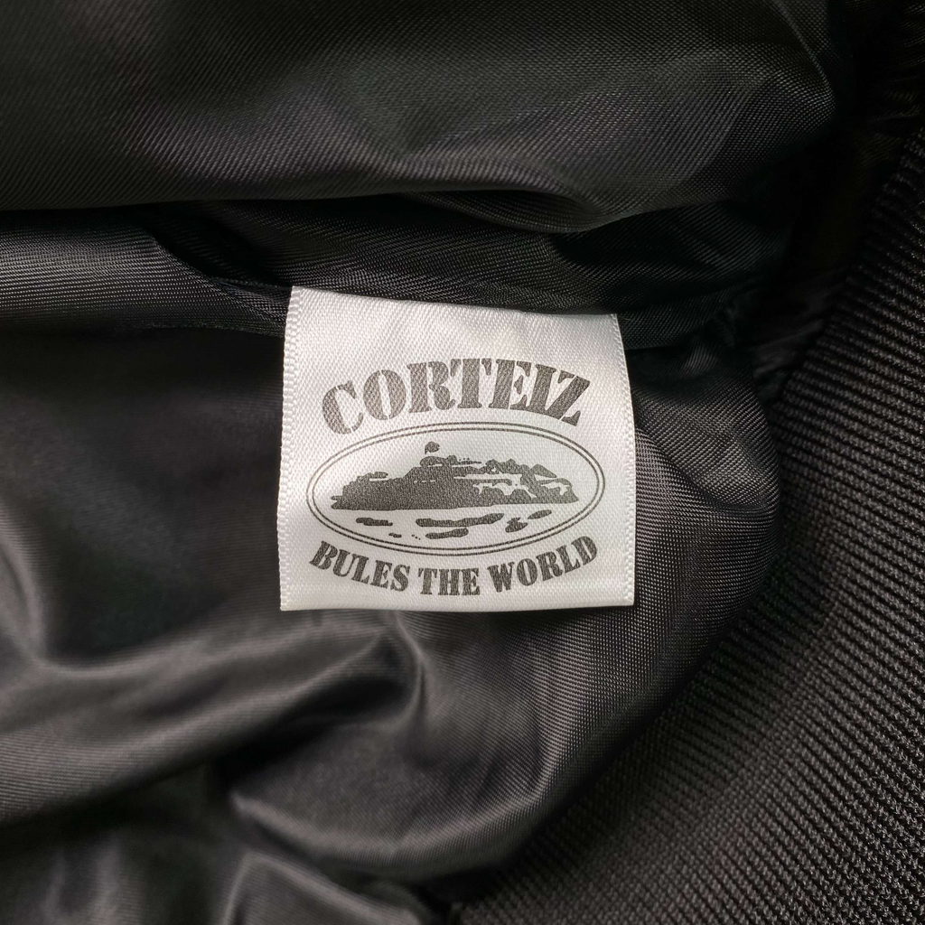 CORTEIZ QUILTED EXCHANGE BOMBER (BLACK)