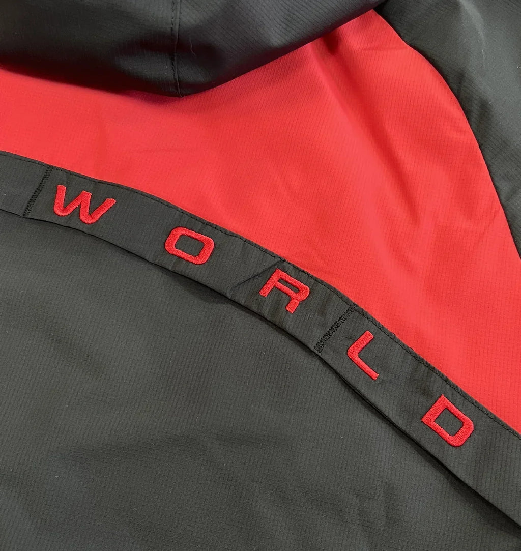 VORTEX WOVEN JACKET (BLACK/RED)