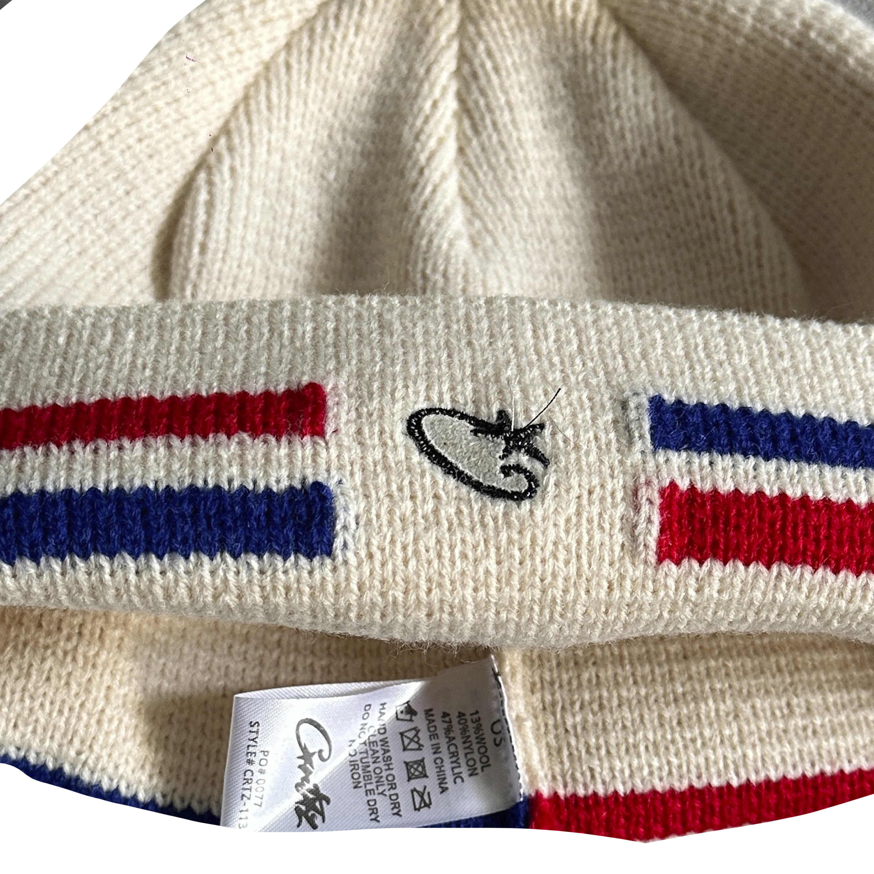 VVS KNIT BEANIE (CREAM)