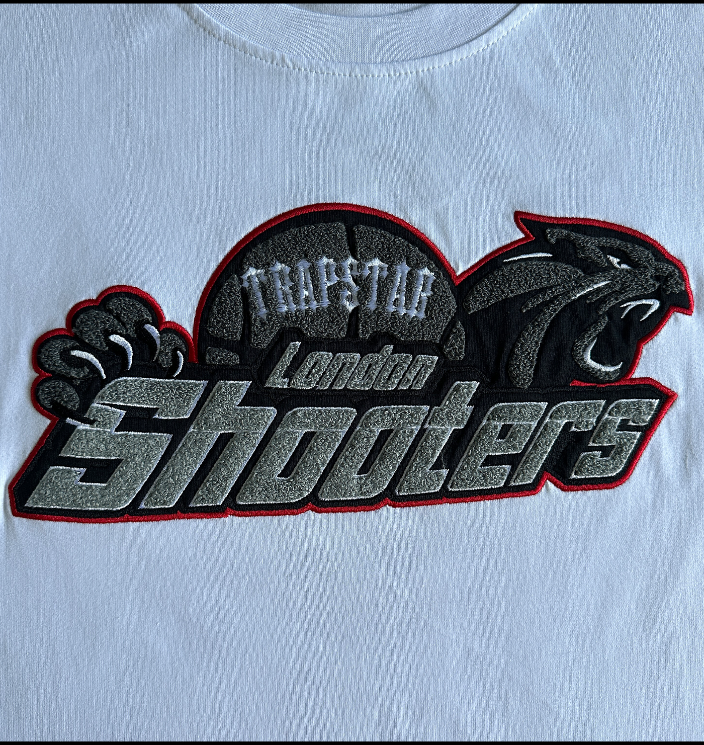 TEE & SHORTS SET (WHITE/GREY/RED)