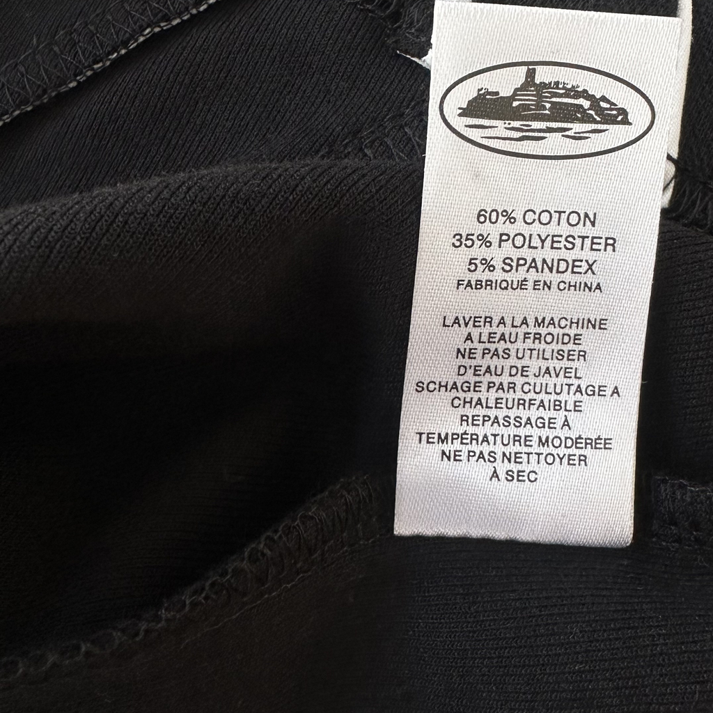 PIPED POLO SHIRT (BLACK)