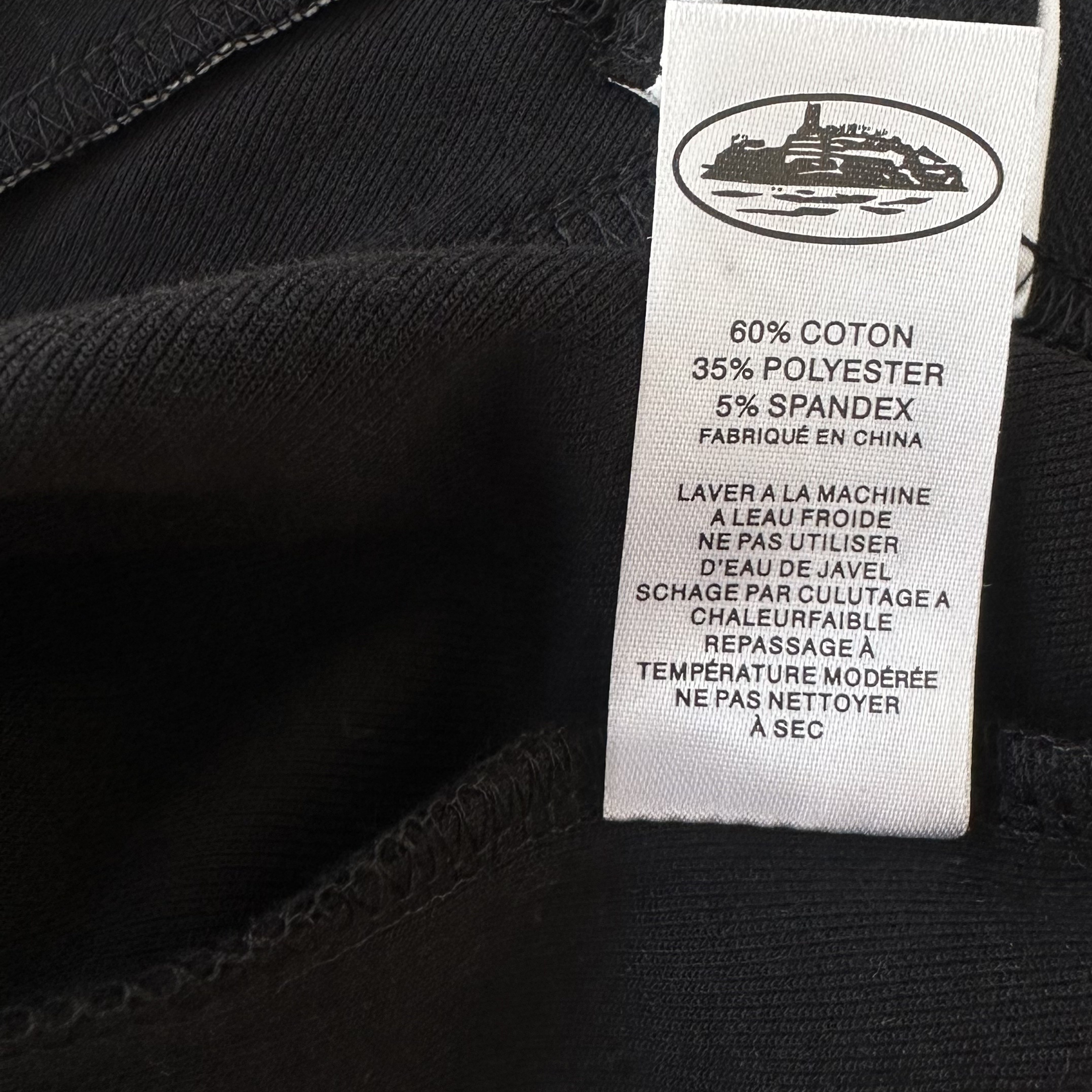 PIPED POLO SHIRT (BLACK)