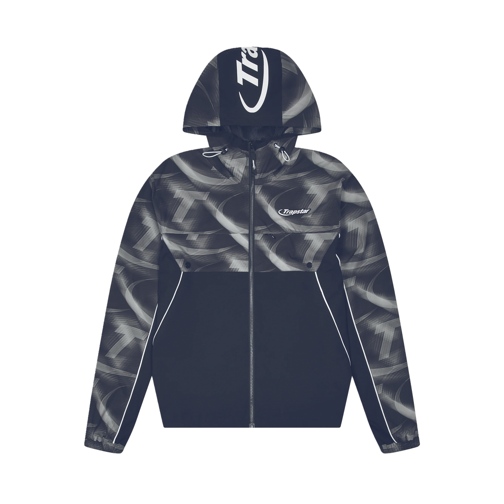 HYPERDRIVE PRINT WINDRBREAKER (NAVY)