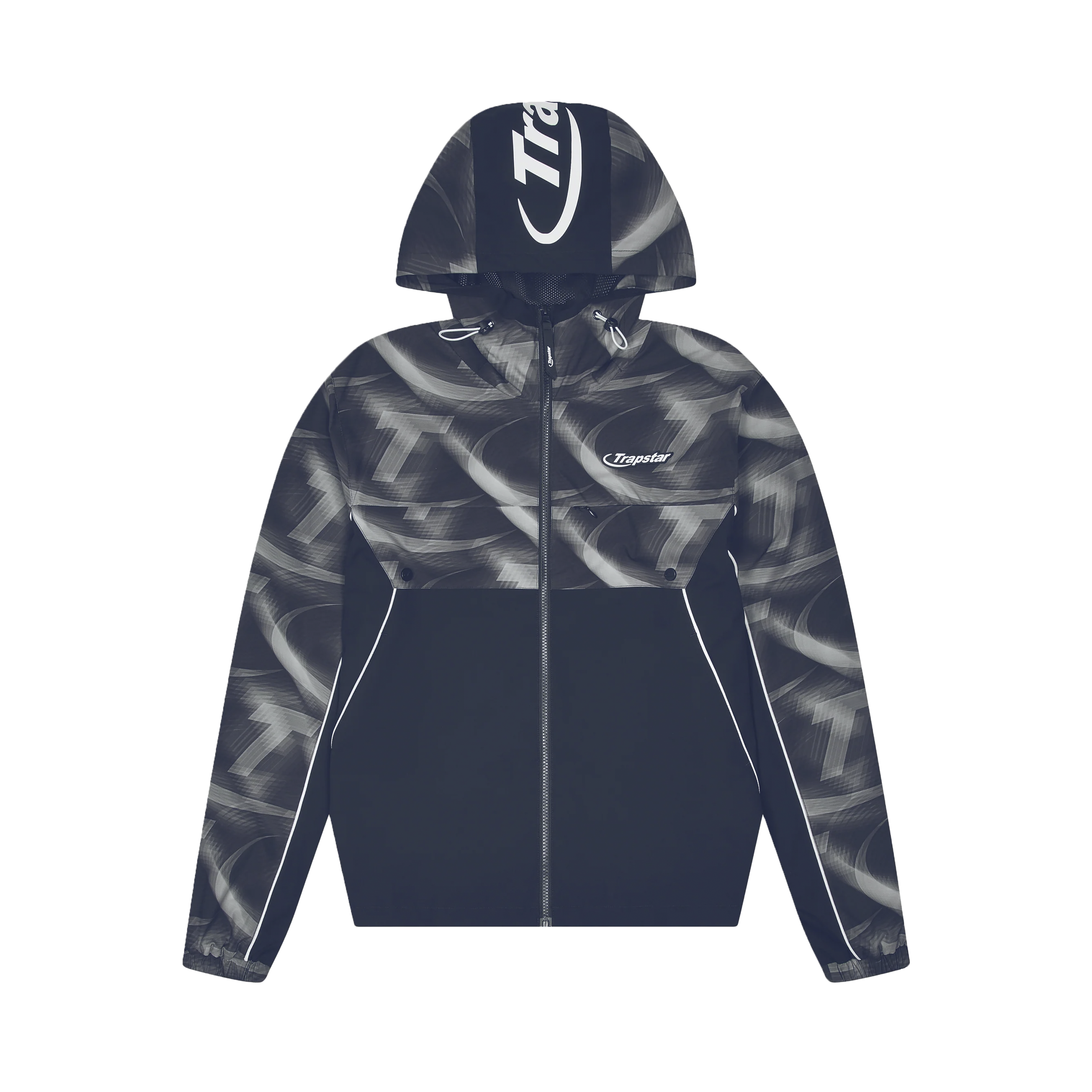 HYPERDRIVE PRINT WINDRBREAKER (NAVY)