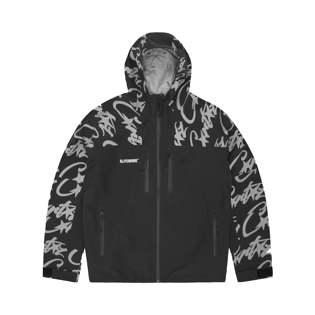 ELITEWORK WATERPROOF SHELL JACKET (BLACK)