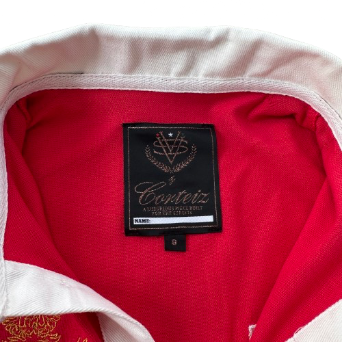 PANELED RUGBY (RED)