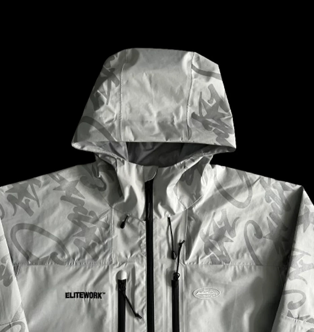ELITEWORK WATERPROOF SHELL JACKET (PLATINUM)