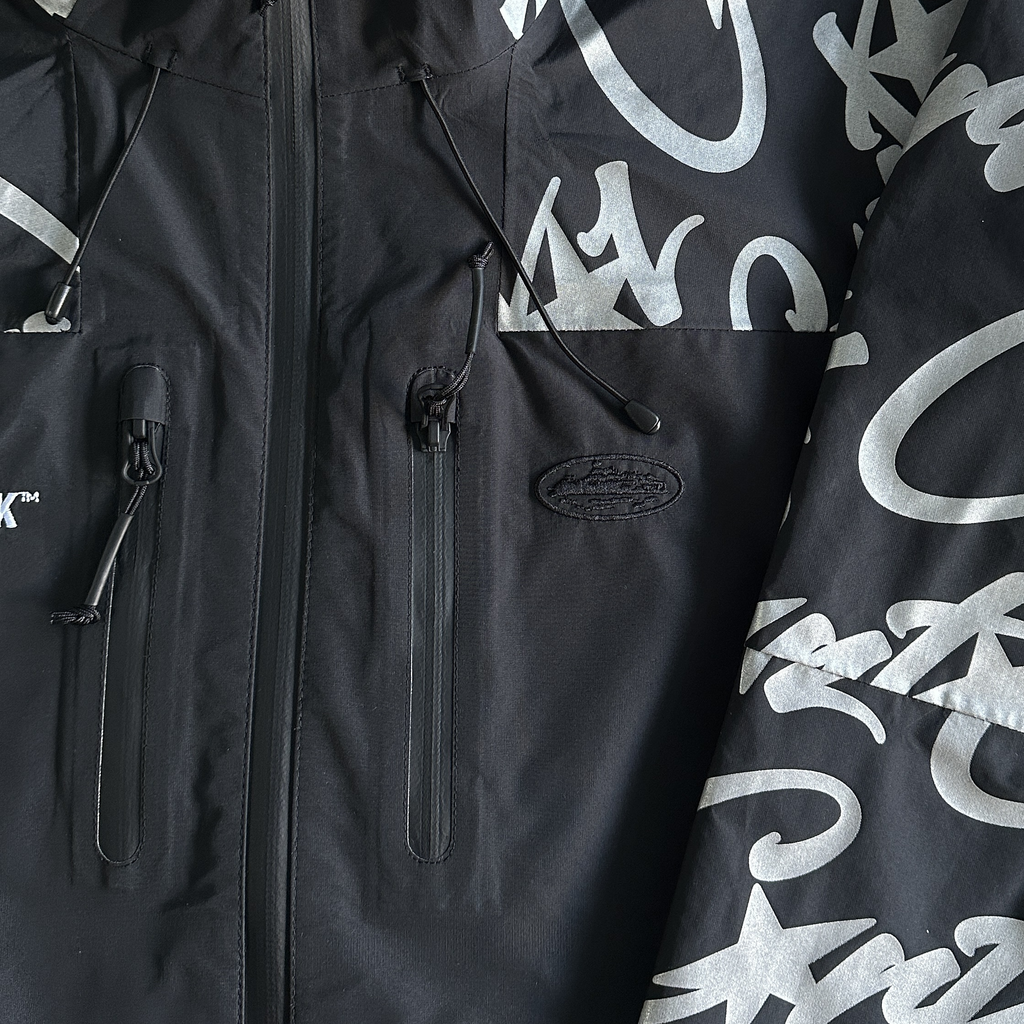 ELITEWORK WATERPROOF SHELL JACKET (BLACK)