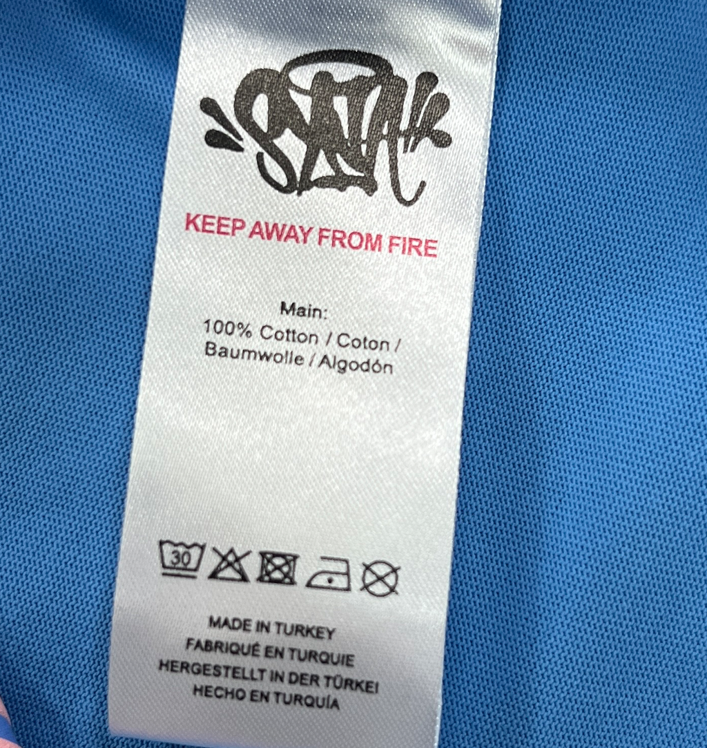 COLLEGE TEE (BLUE/PINK)