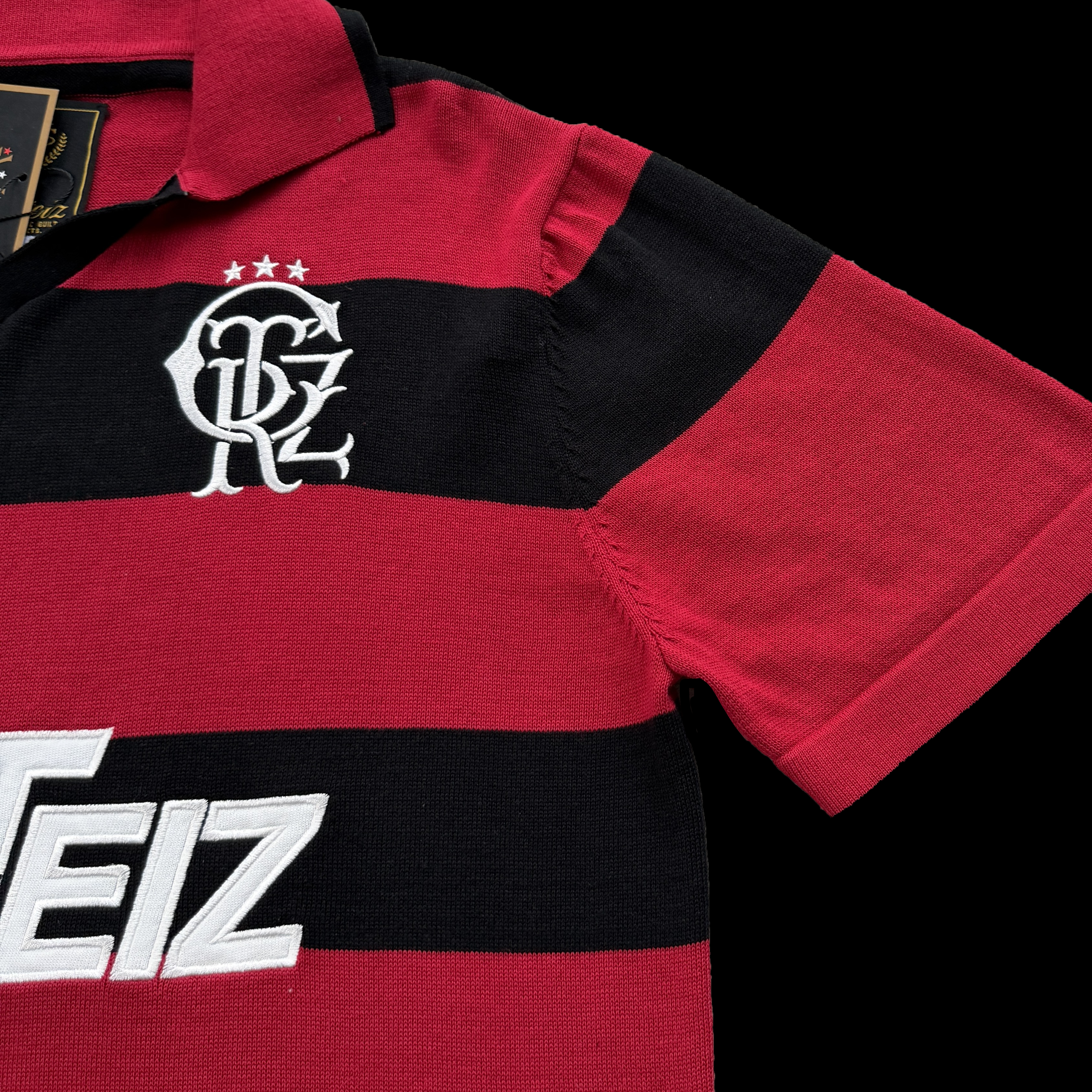 STRIPED KNIT JERSEY (RED)