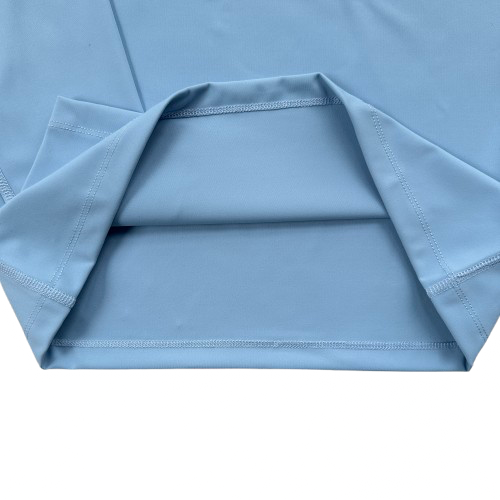 WHY ALWAYS ME COMPRESSION TOP (POWDER BLUE)