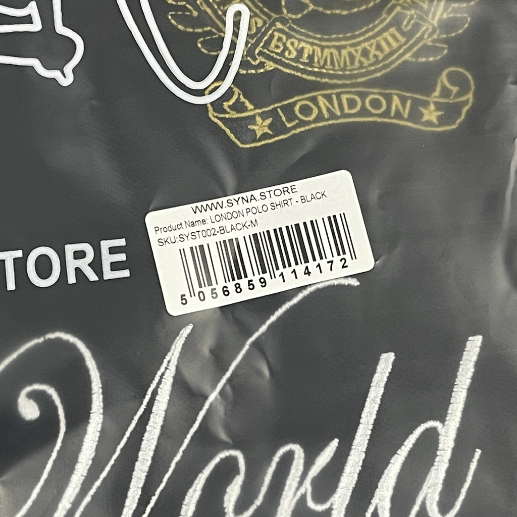 WORLD SKI OF SYNA POLO (BLACK)