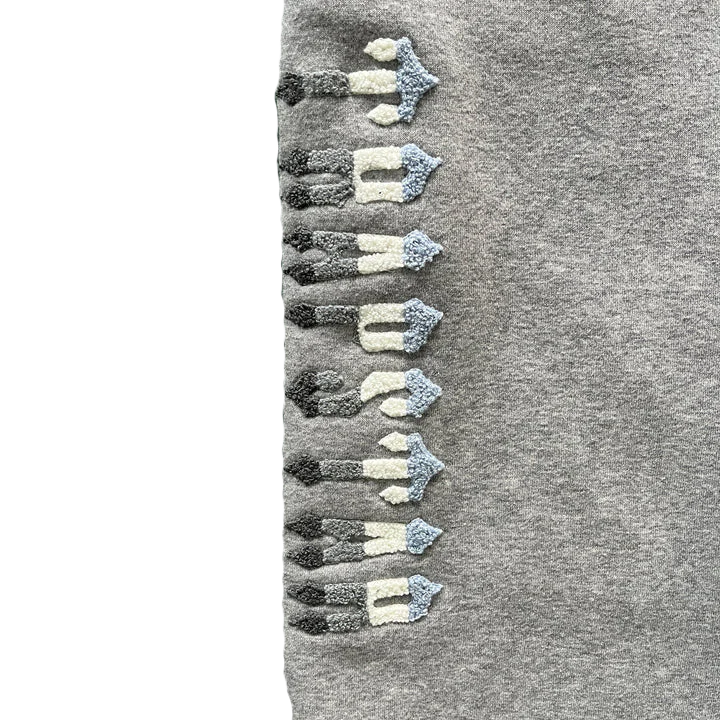 CHENILLE DECODED 2.0 HOODED TRACKSUIT - (GREY/ICE BLUE)