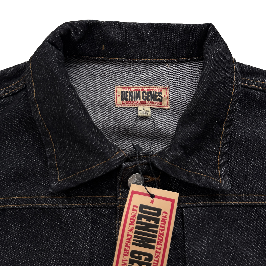 CREST CHAINSTITCH DENIM JACKET (WASHED)