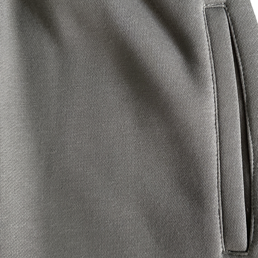 ISLAND PUFF PRINT ZIP PANTS (GREY)