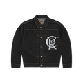 CREST CHAINSTITCH DENIM JACKET (WASHED)