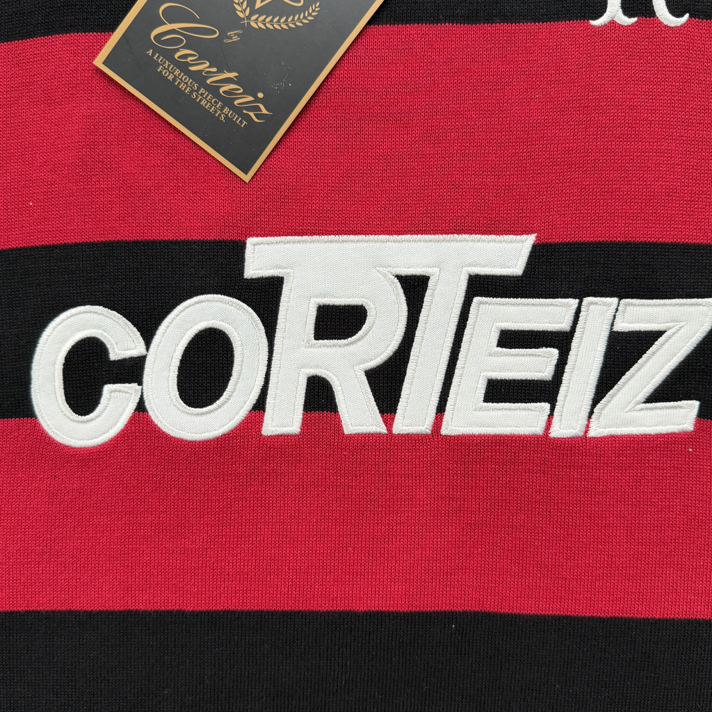 STRIPED KNIT JERSEY (RED)