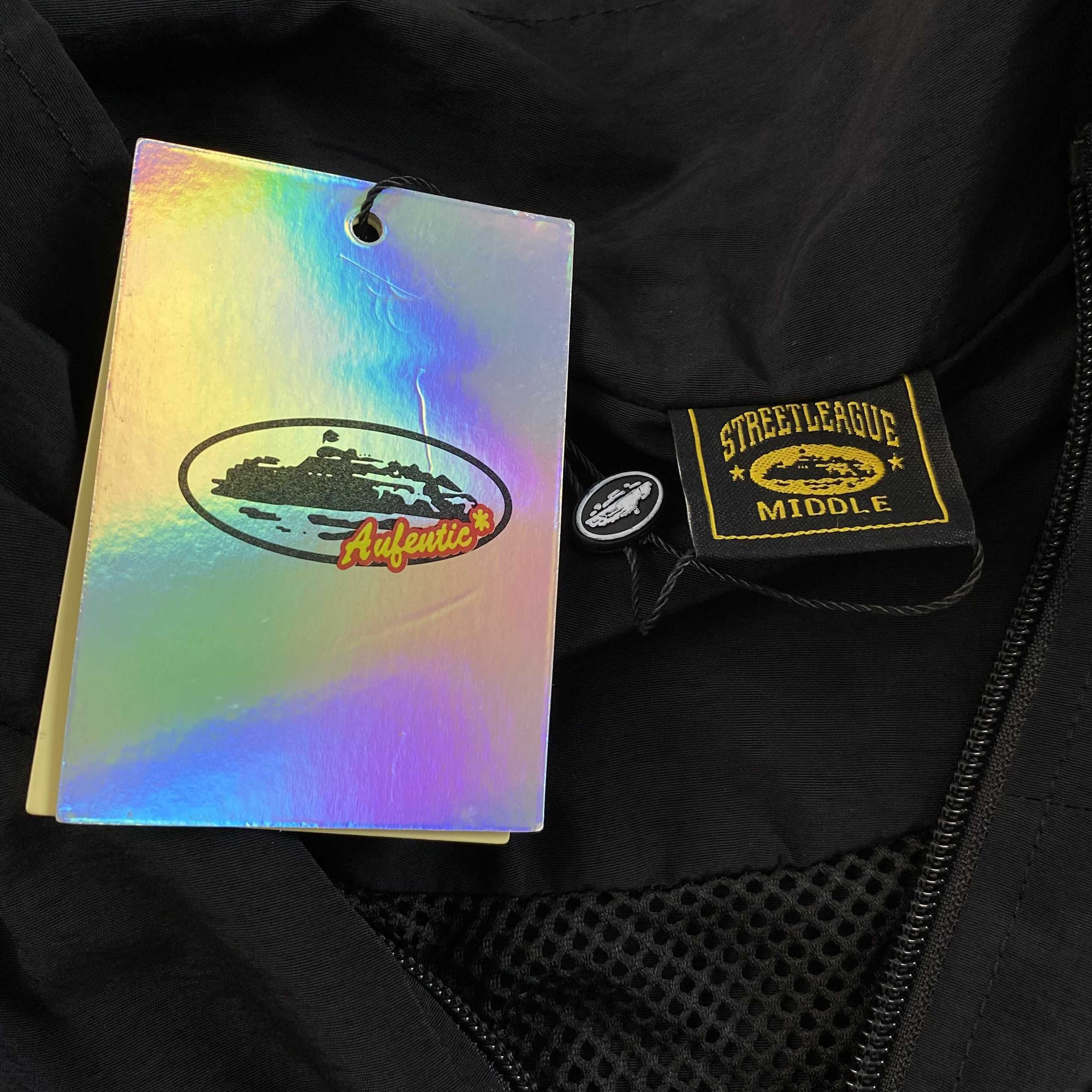 STRIPED LITEWORK JACKET (BLACK/YELLOW)